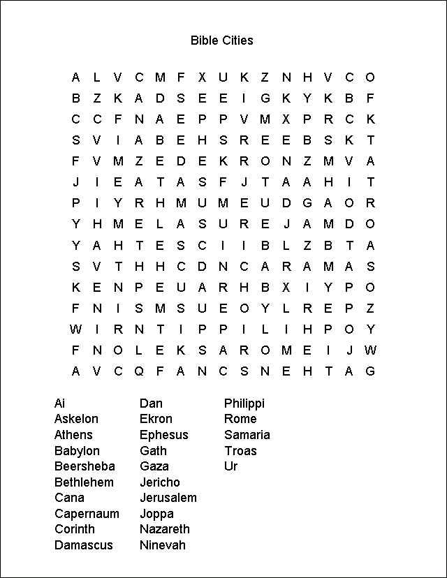 word search